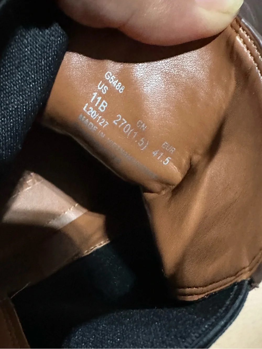 Coach polished leather